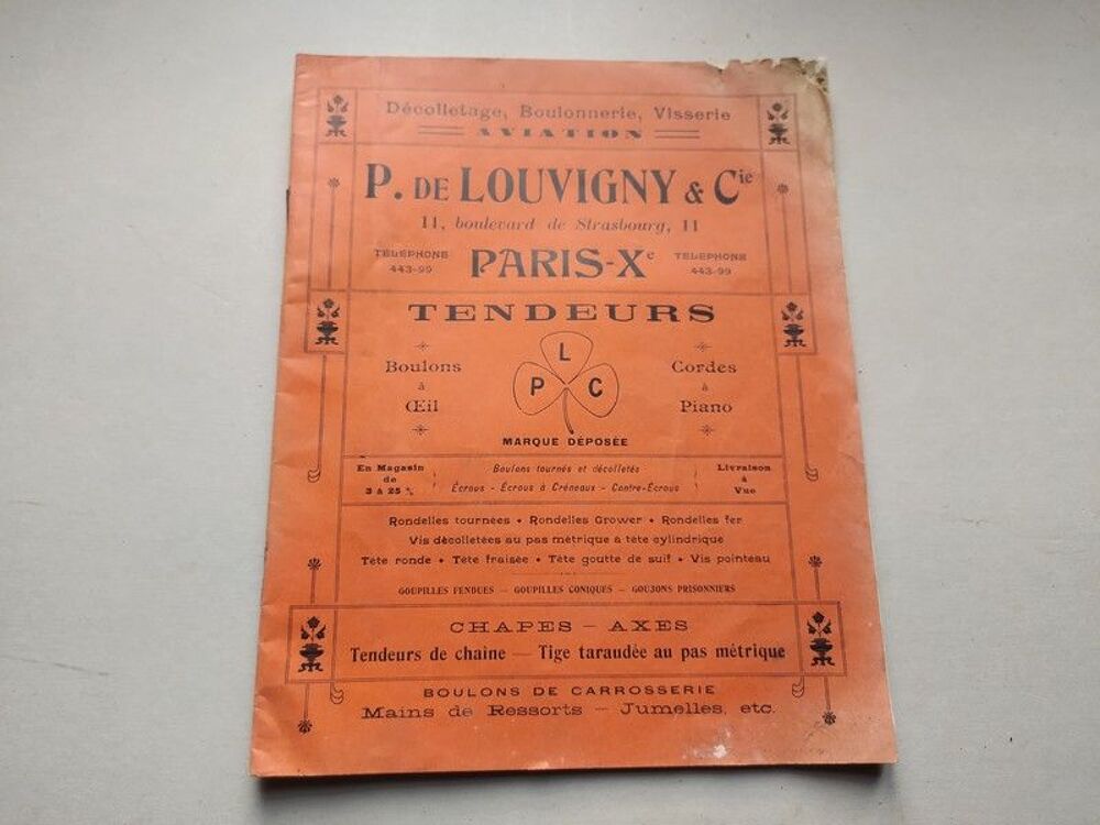 Catalogue Boulonnerie Visserie Louvigny Aviation Automobile 