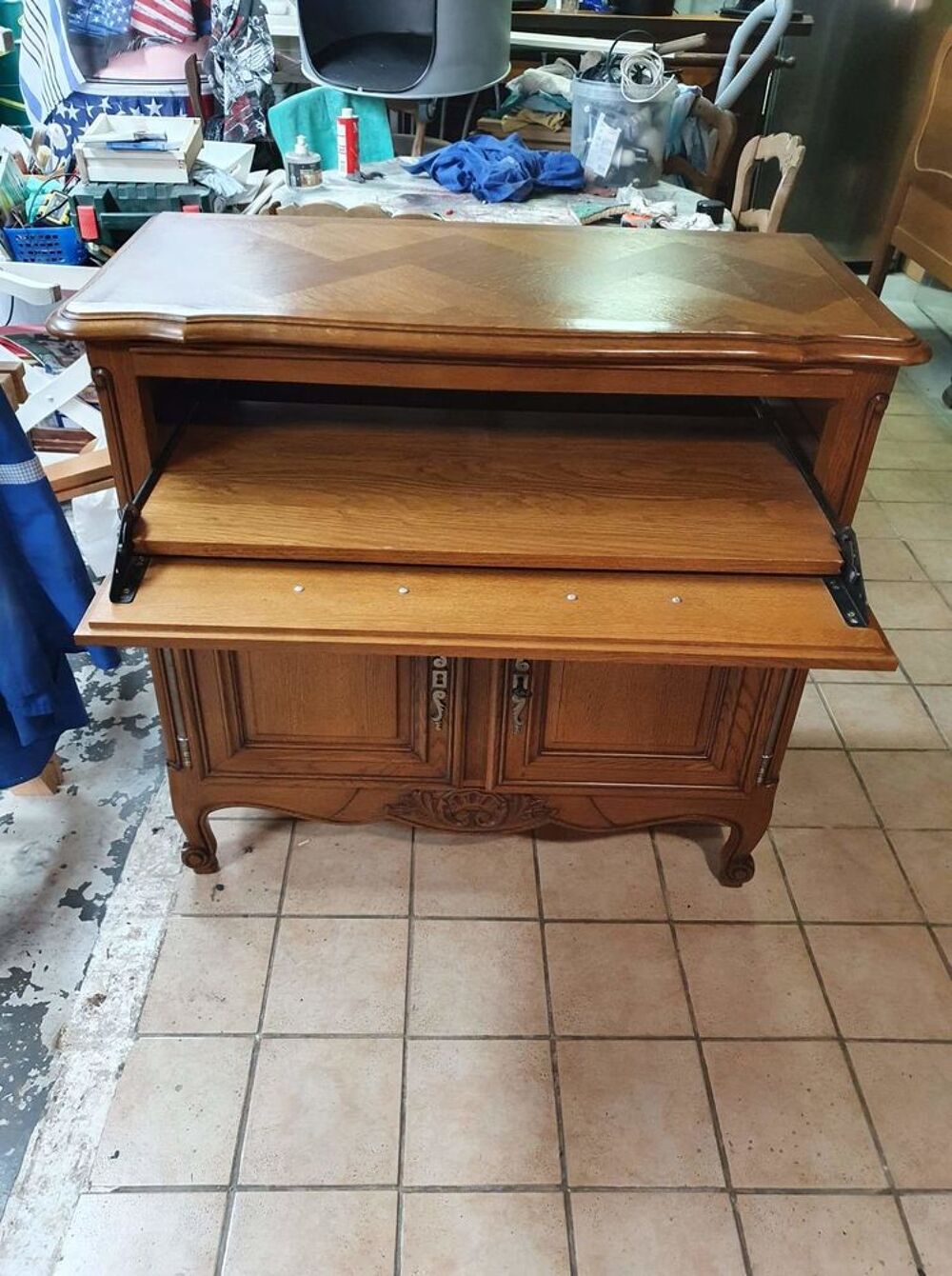 Meuble tele en merisier Meubles