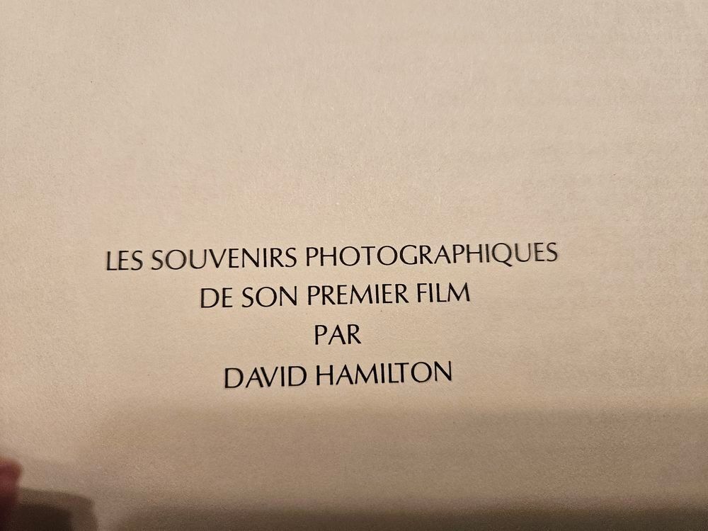 Albums de David Hamilton Livres et BD