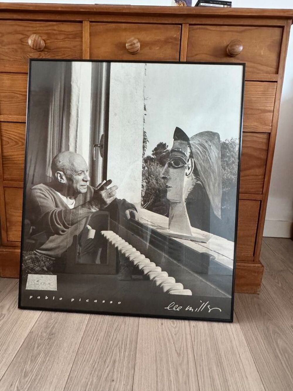 Cadre avec poster de Picasso Décoration