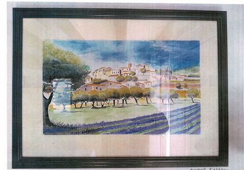 TABLEAUX AQUARELLES 0 Sisteron (04)