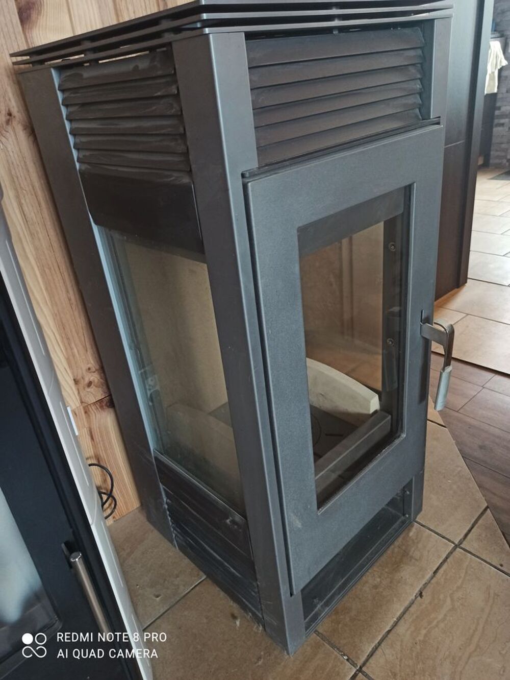 ou Saisir 1 POELE &agrave; BOIS 3 VITRES HAAS &amp; SOHN Décoration