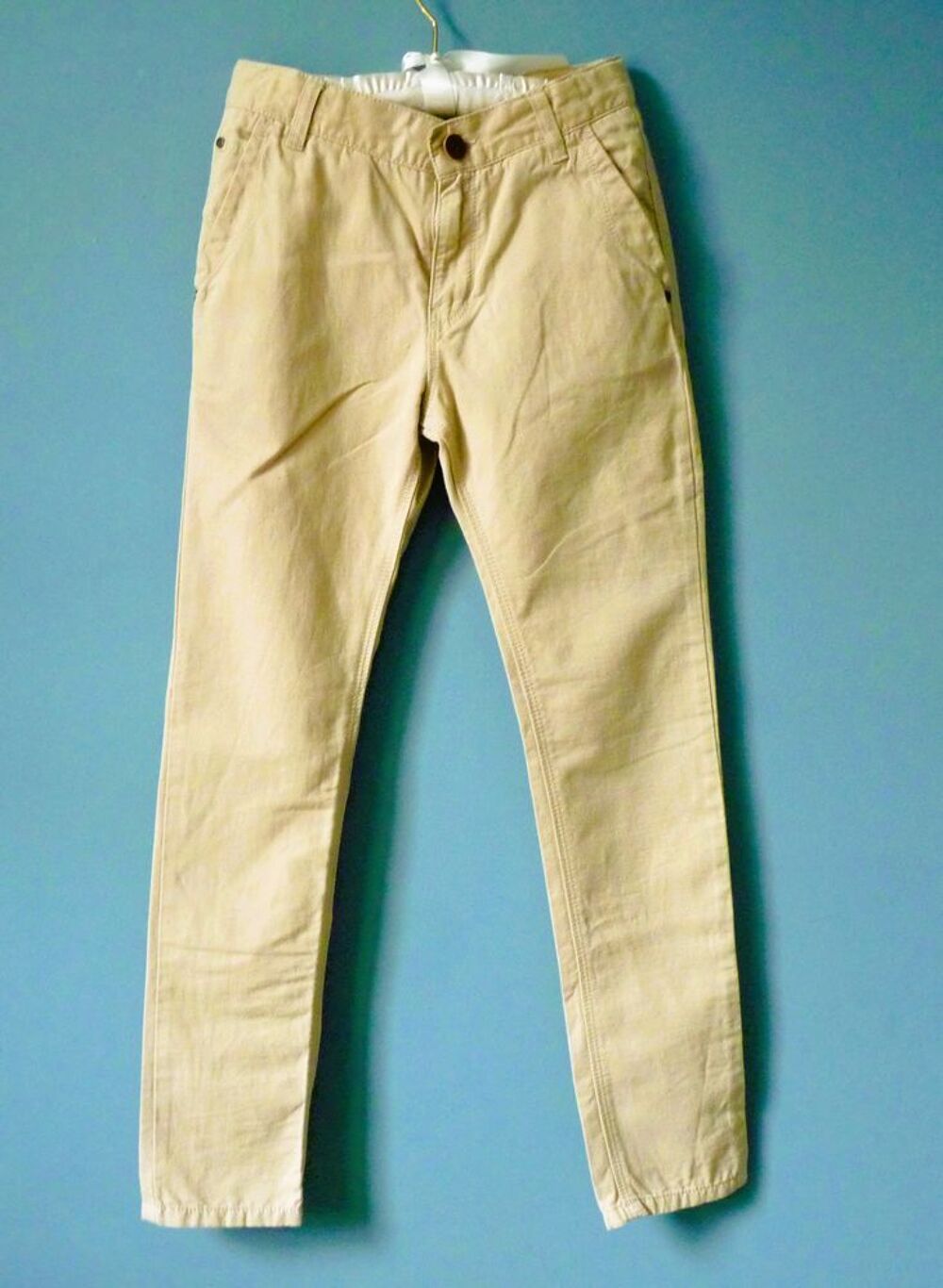 pantalon jean Hugo Boss 10 ans gar&ccedil;on neuf beige Vtements enfants