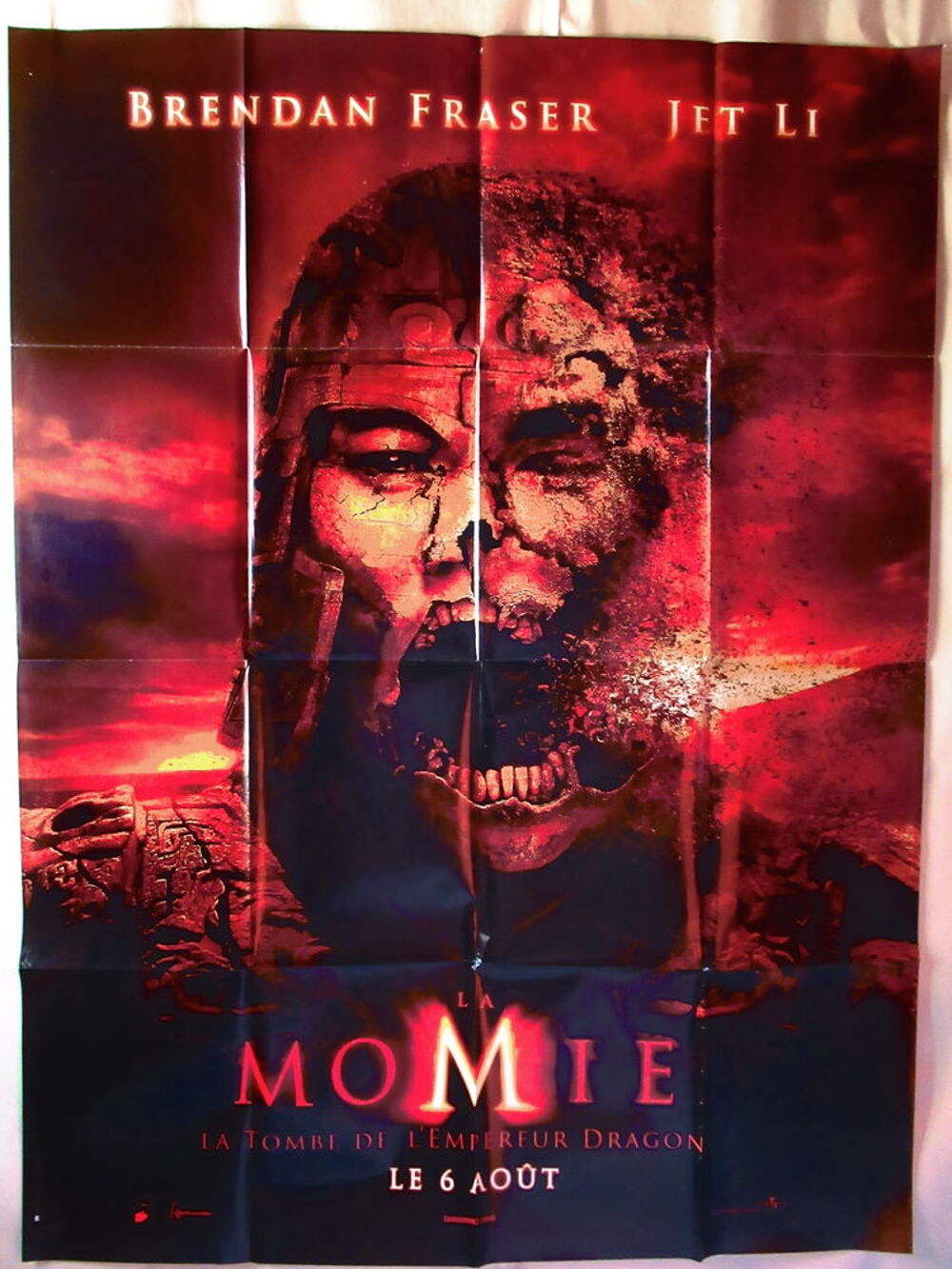 affiche de cin&eacute;ma originale LA MOMIE 120x160 cm 