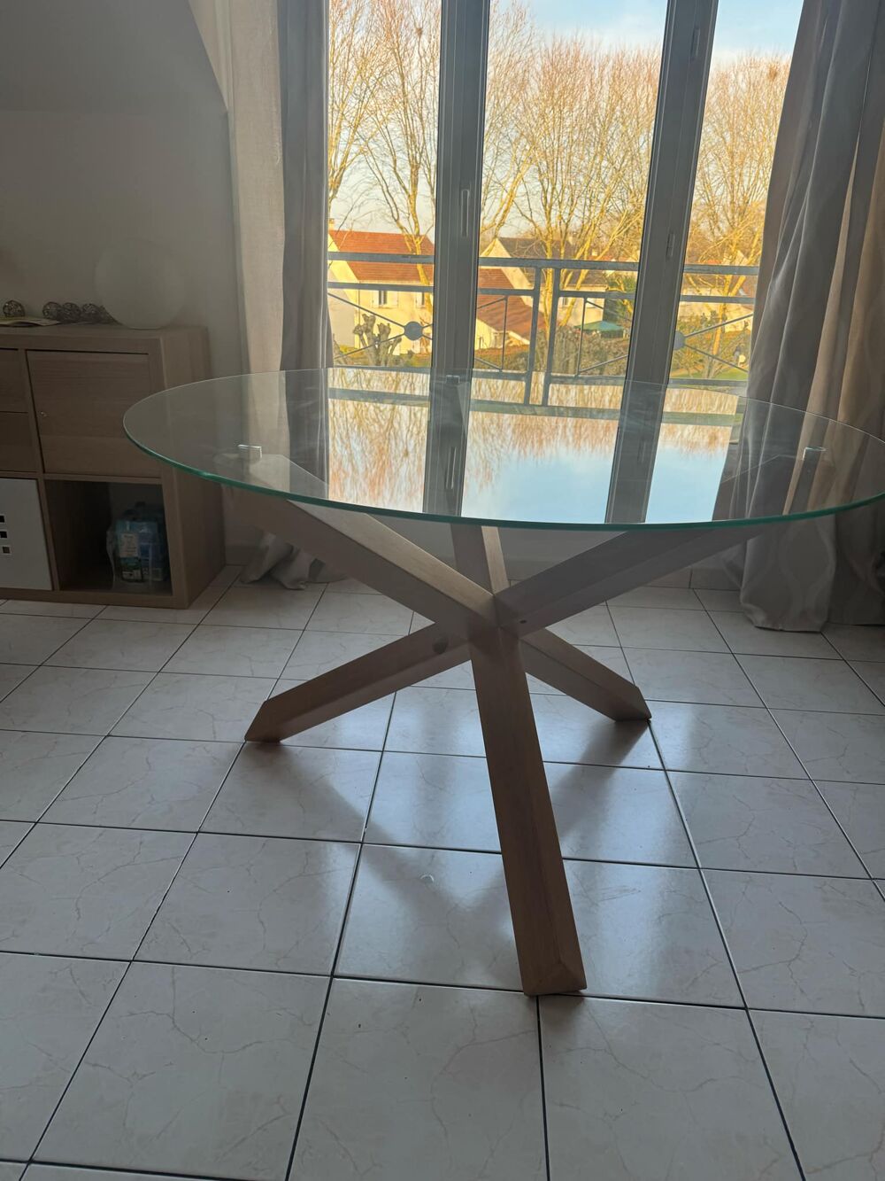 Table verre Kave Home 4 personnes Meubles