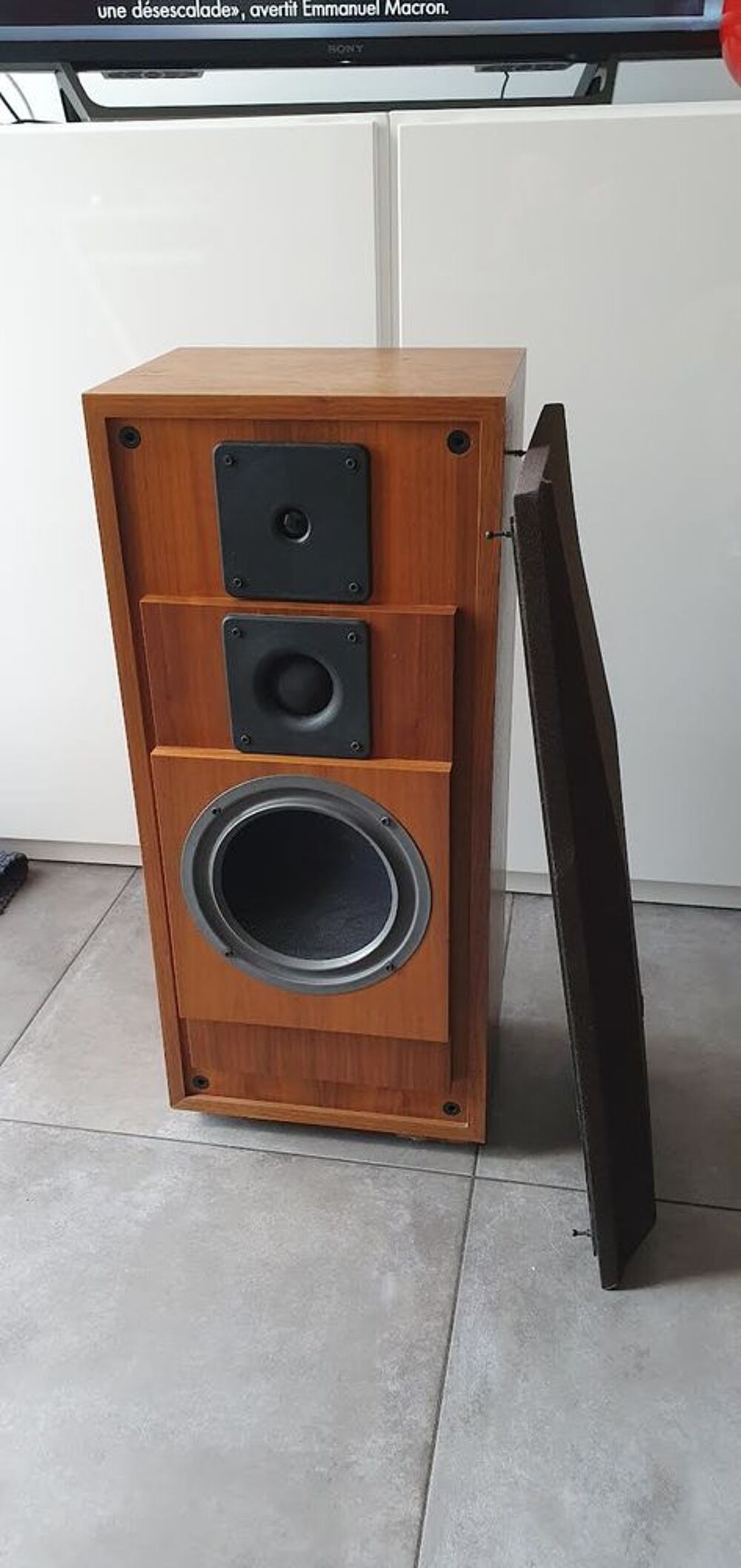 paire enceintes vintage CABASSE Audio et hifi