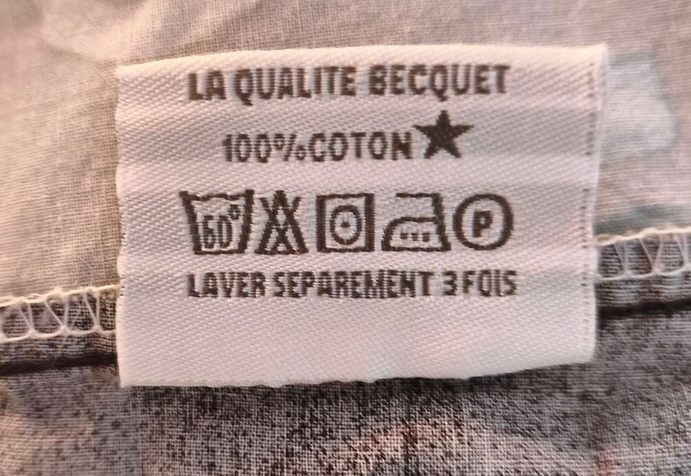 Lot 2 parures housses de couette Becquet pour enfant Décoration