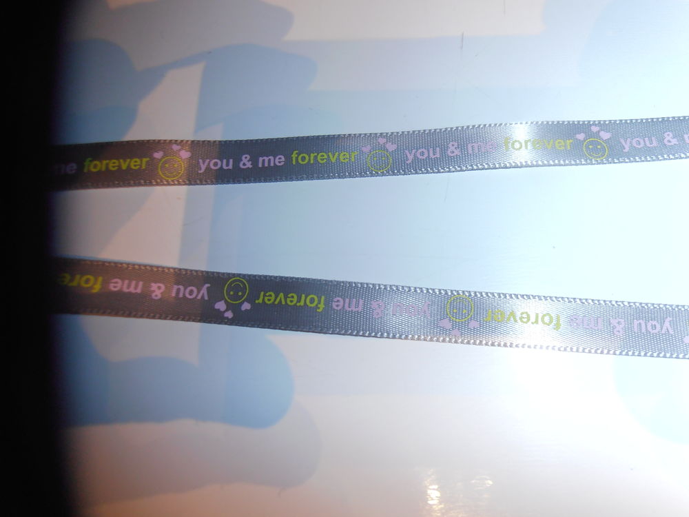 Bracelet satin inscription (28) Bijoux et montres