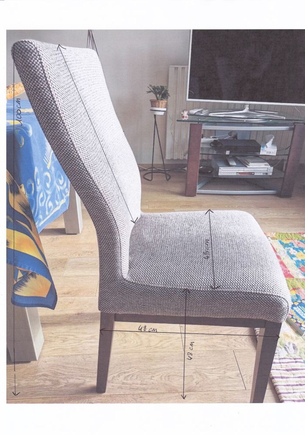 Lot de 4 chaises Meubles
