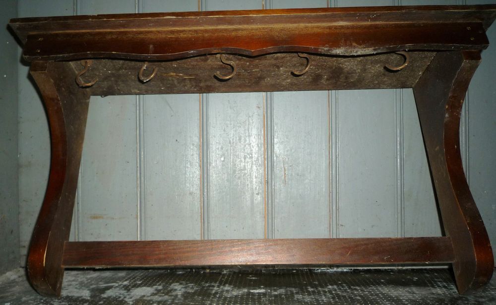 &Eacute;tag&egrave;re porte casseroles en bois massif Décoration