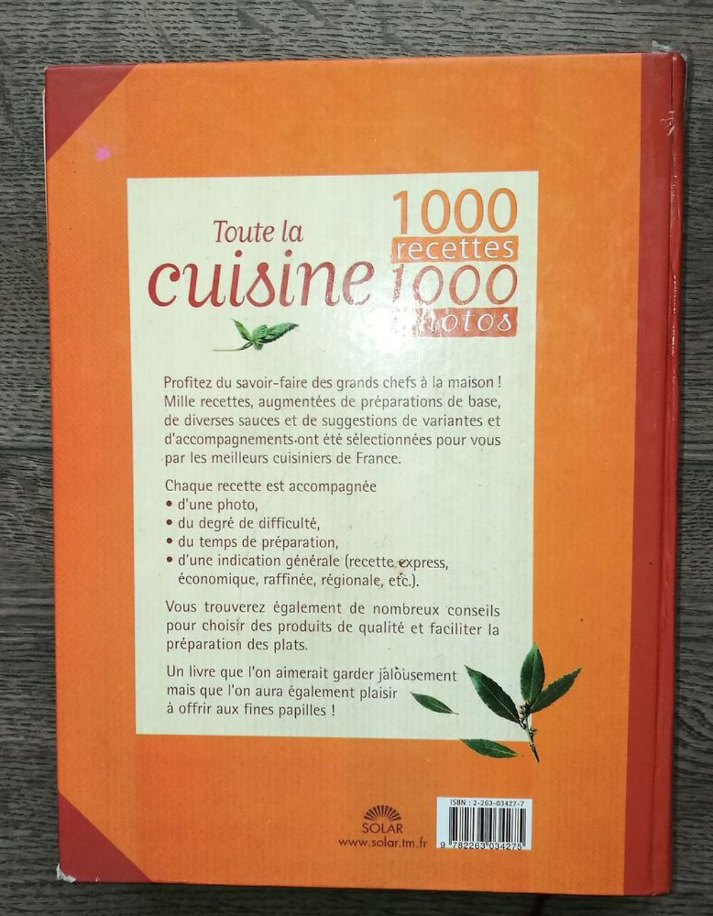 Toute la cuisine en 1000 recettes 1000 photos Livres et BD