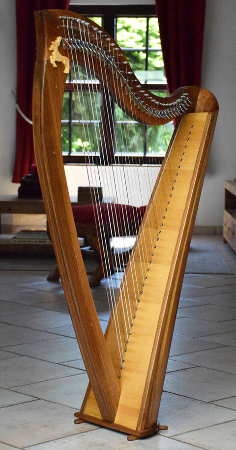 Harpe celtique 34 cordes 2900 Belgique