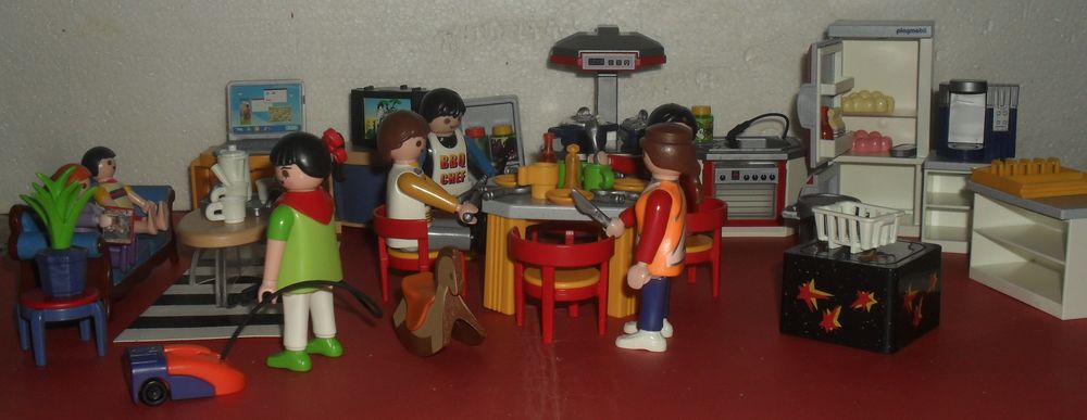 Playmobil Cuisine Salon Coin Repas Jeux / jouets
