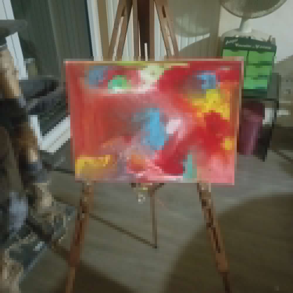 Tableau peinture huile sur toile en coton pas sec Décoration