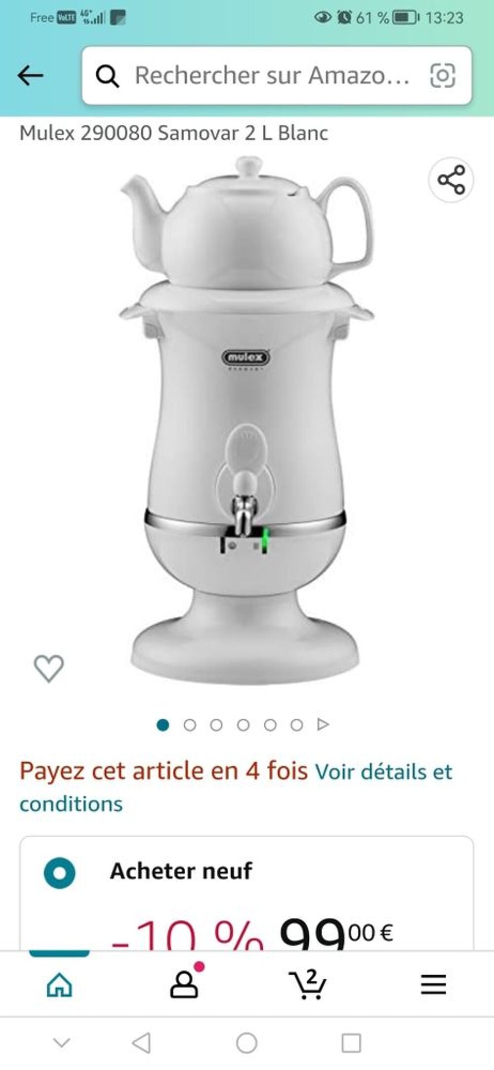 Th&eacute;i&egrave;re a the turc
Samorac 2l Electroménager