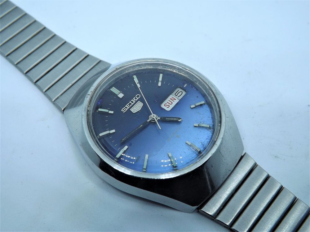 Rare montre Seiko 5 automatique 6309-8430 1979 'helmet' Bijoux et montres