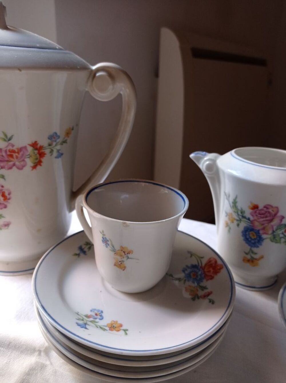 service &agrave; caf&eacute; porcelaine ancien Cuisine