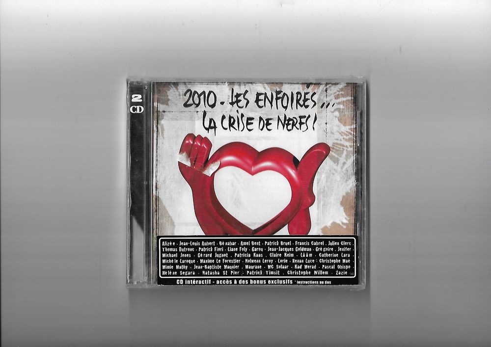 C.D. VINTAGE LES ENFOIRES 2010 Audio et hifi