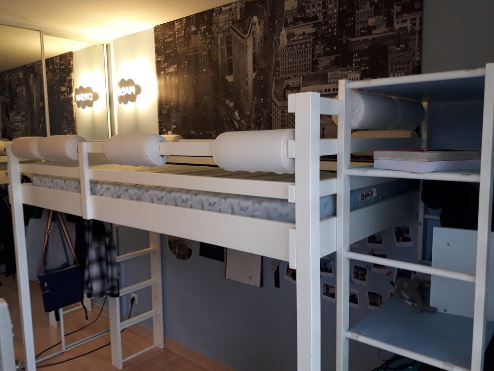 Lit en hauteur VIBEL (pour enfant de 6 &agrave; 15 ans) Mobilier enfants