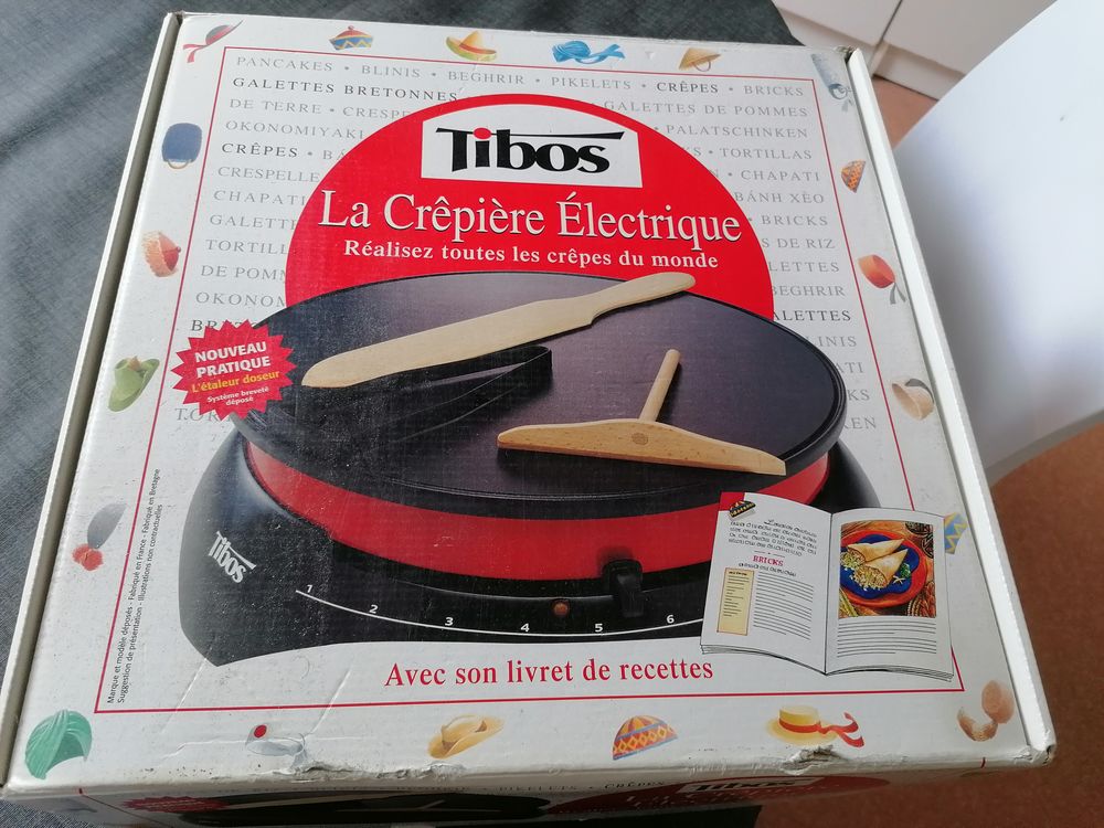 Cr&ecirc;pi&egrave;re &eacute;lectrique Tibos Cuisine