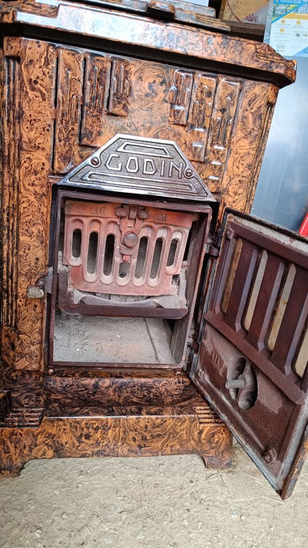 Po&ecirc;le &agrave; bois GODIN N.411 