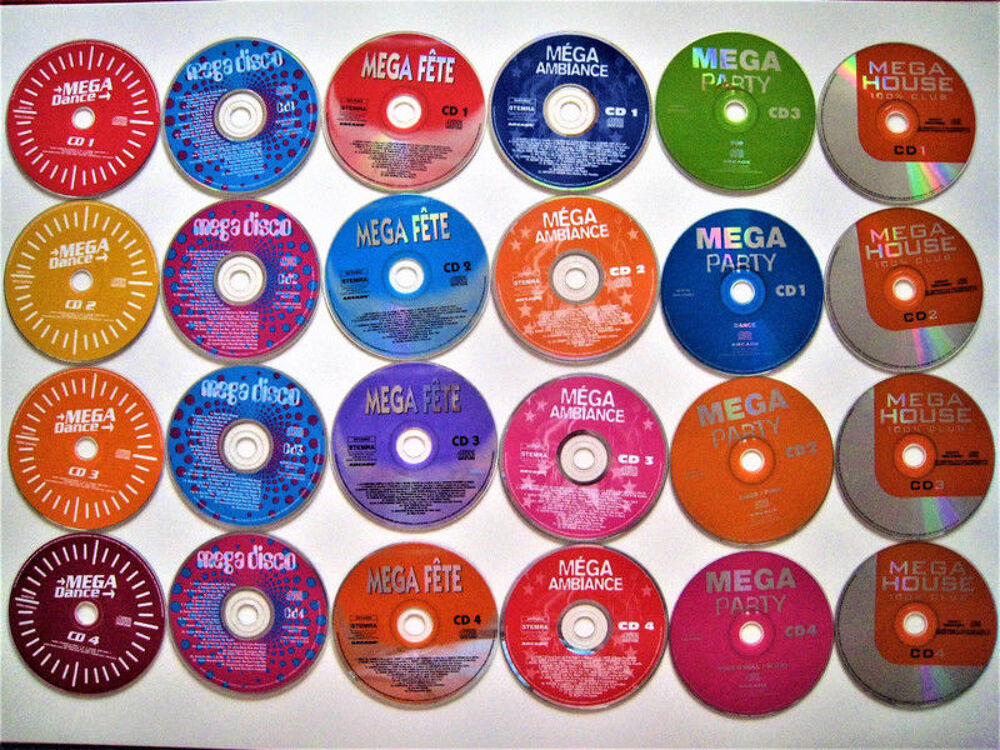 24 CD pour faire la fete CD et vinyles