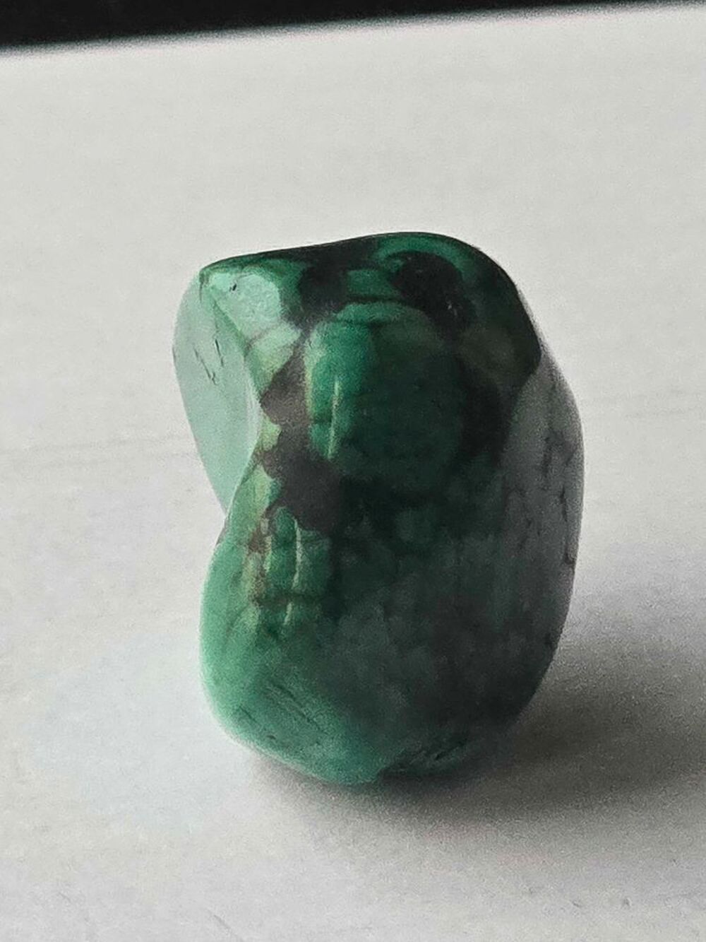 Malachite Polie du Katanga 18g-Pierre Naturelle Congo &amp; Lithoth&eacute;rapie 