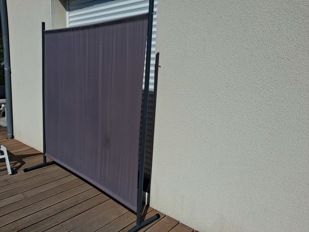 BRISE VUE TOILE GRIS Jardin