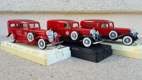 Lot 3 modèles Cadillac Van pompiers 50 Follainville-Dennemont (78)