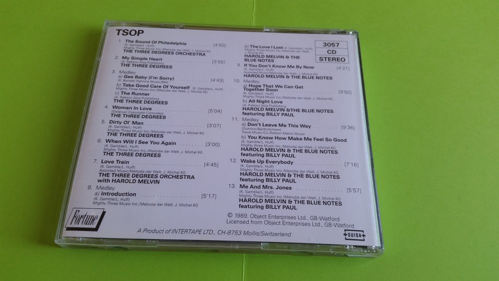 TSOP CD et vinyles