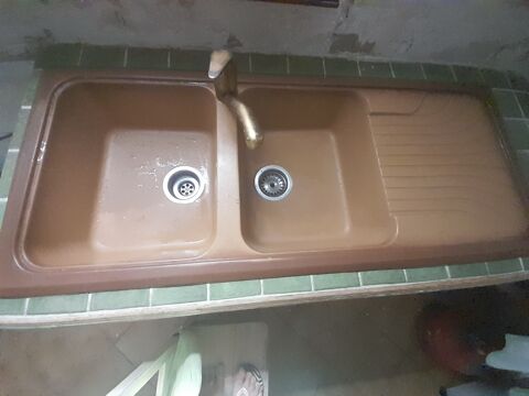 evier en r�sine couleur fauve 2 bacs 5 Frahier-et-Chatebier (70)