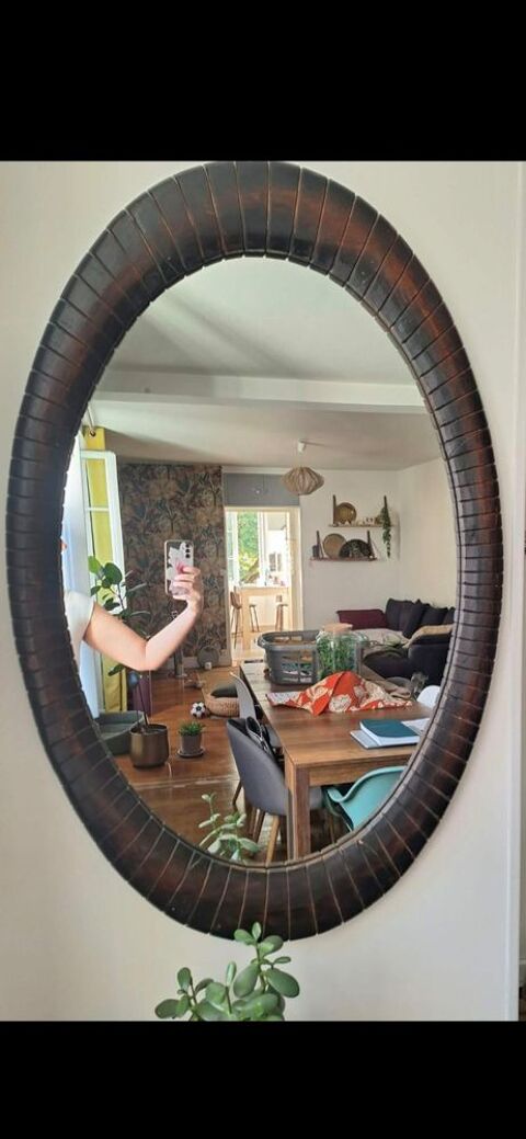 grand  miroir oval stylé Beaune (21)