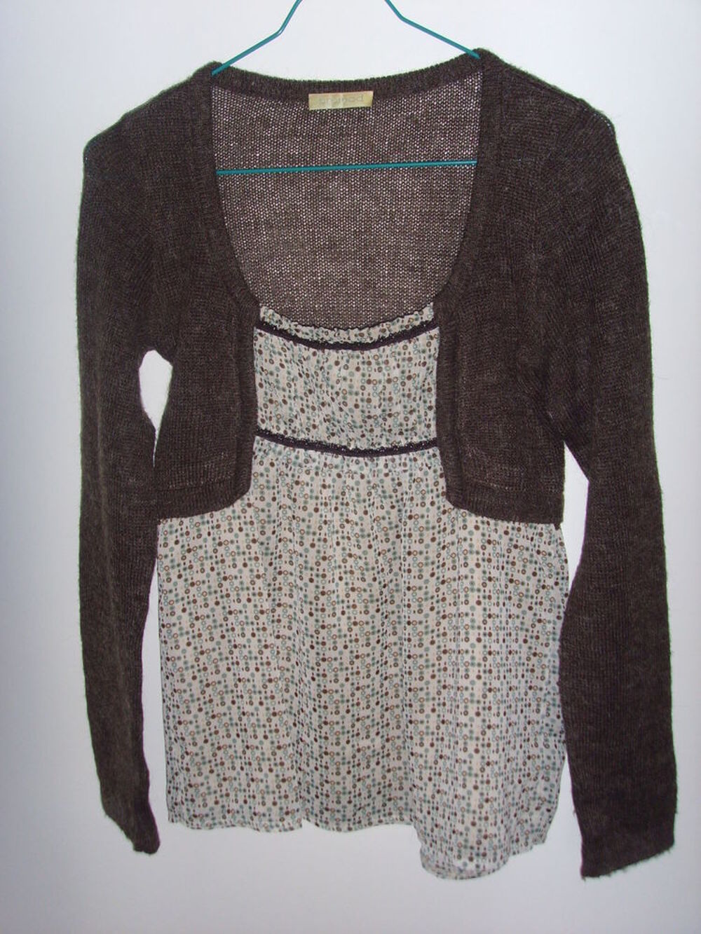 Tunique Pull 2 mati&egrave;res Vêtements