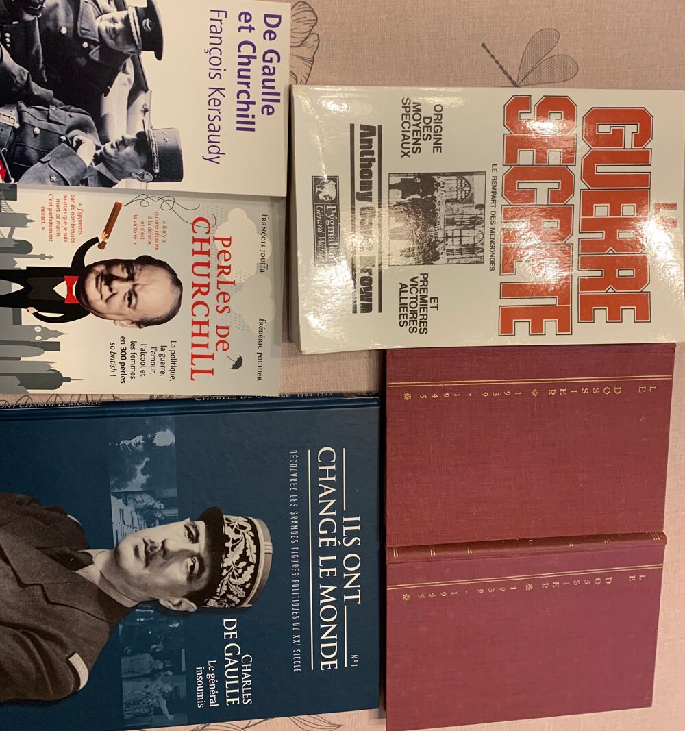 Ouvrages sur la seconde guerre mondiale et plus Livres et BD