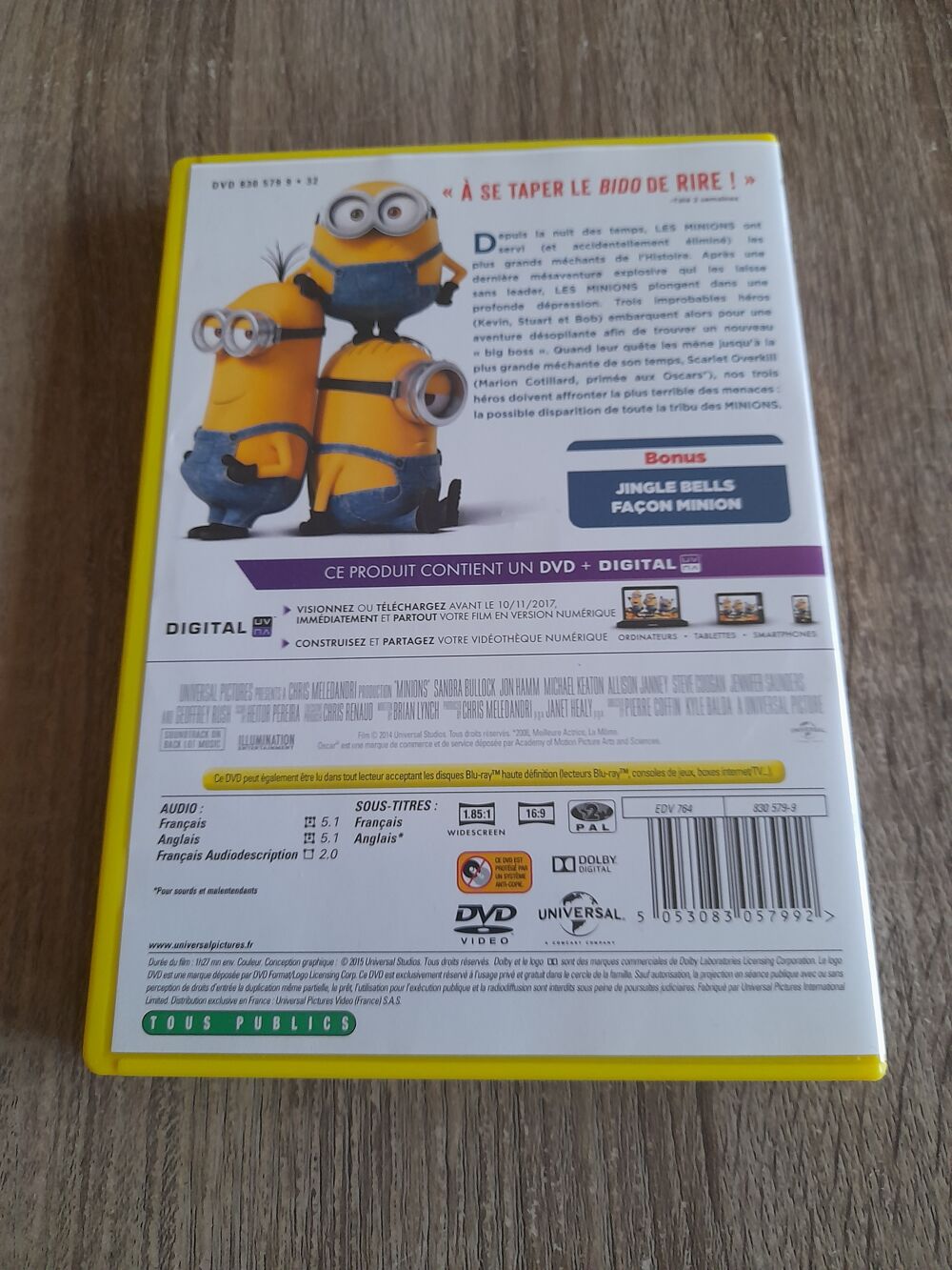 DV LES MINIONS (26) DVD et blu-ray