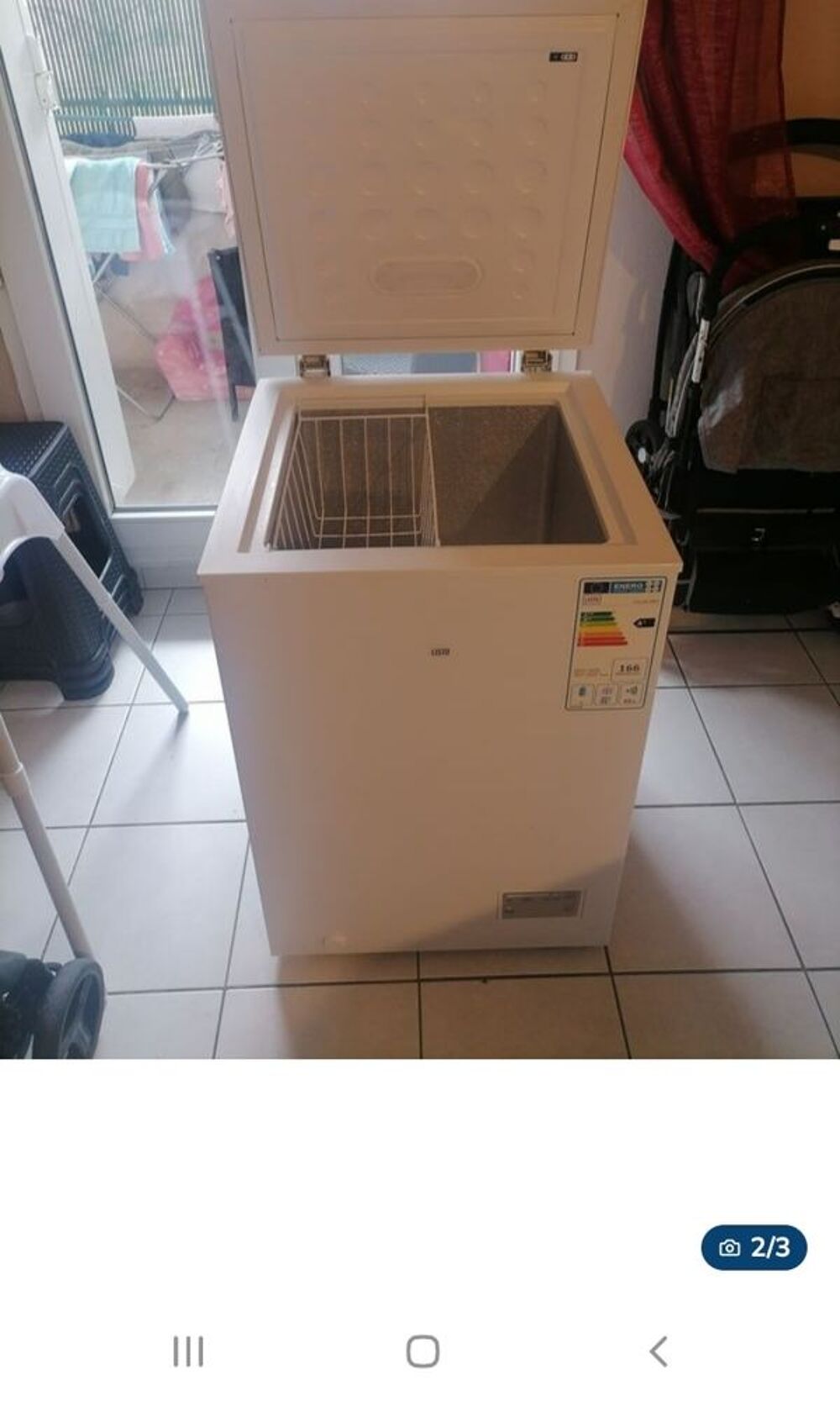 Cong&eacute;lateur coffre Listo Electroménager