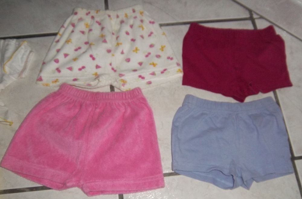 Ensemble jaune culotte short b&eacute;b&eacute; 3 mois Vêtements enfants