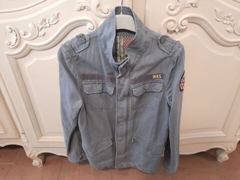 veste grise en lin IKKS taille S 20 Reims (51)
