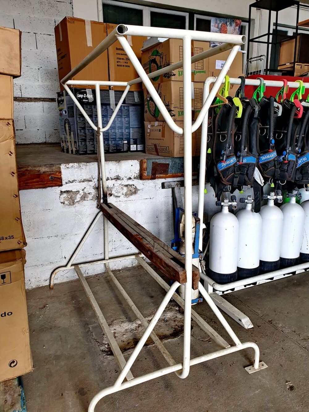Rack pour 26 &agrave; 30 blocs de plong&eacute;e Sports