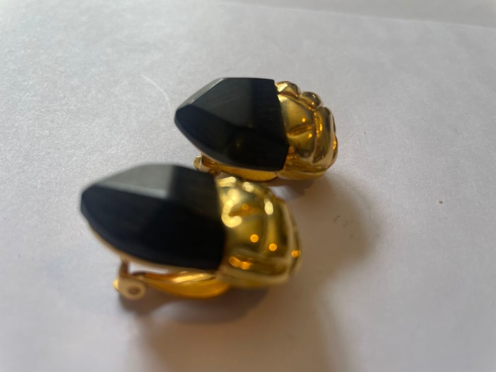 BO glands dor&eacute;e r&eacute;sine bois Ines De La Fressange Bijoux et montres