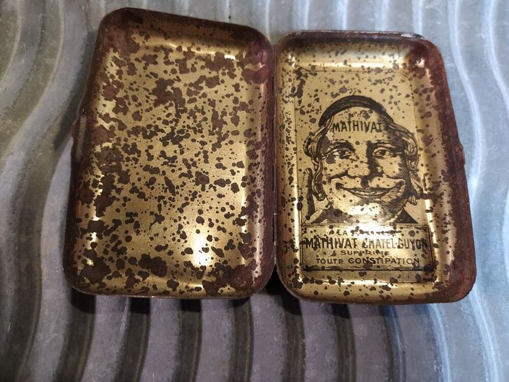 Ancienne Boite Pastilles Laxatives Mathivat Chatel-Guyon 