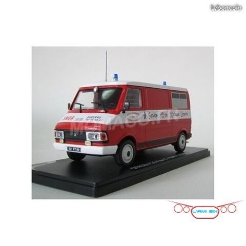 Citroen C35 Phase II Ambulance SMUR Auxerre Miniature 1/43 E 52 Coudekerque-Branche (59)