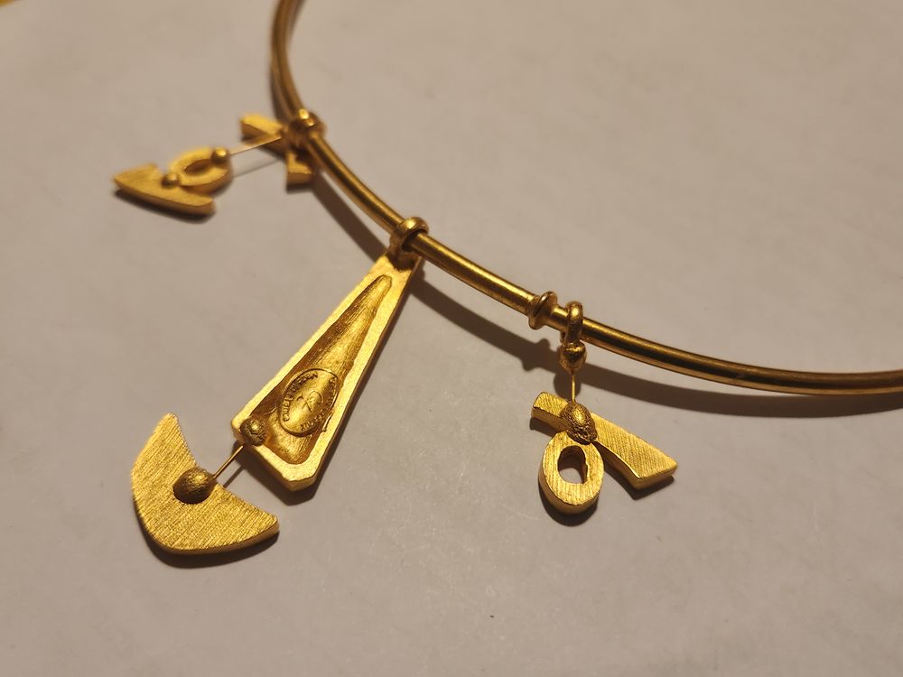 Collier rigide ras-de-cou Visage Christian LACROIX Bijoux et montres