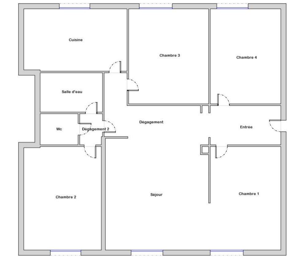 Vente Appartement MONTROUGE (92) - APPARTEMENT FAMILIAL 5P - 83m² Montrouge