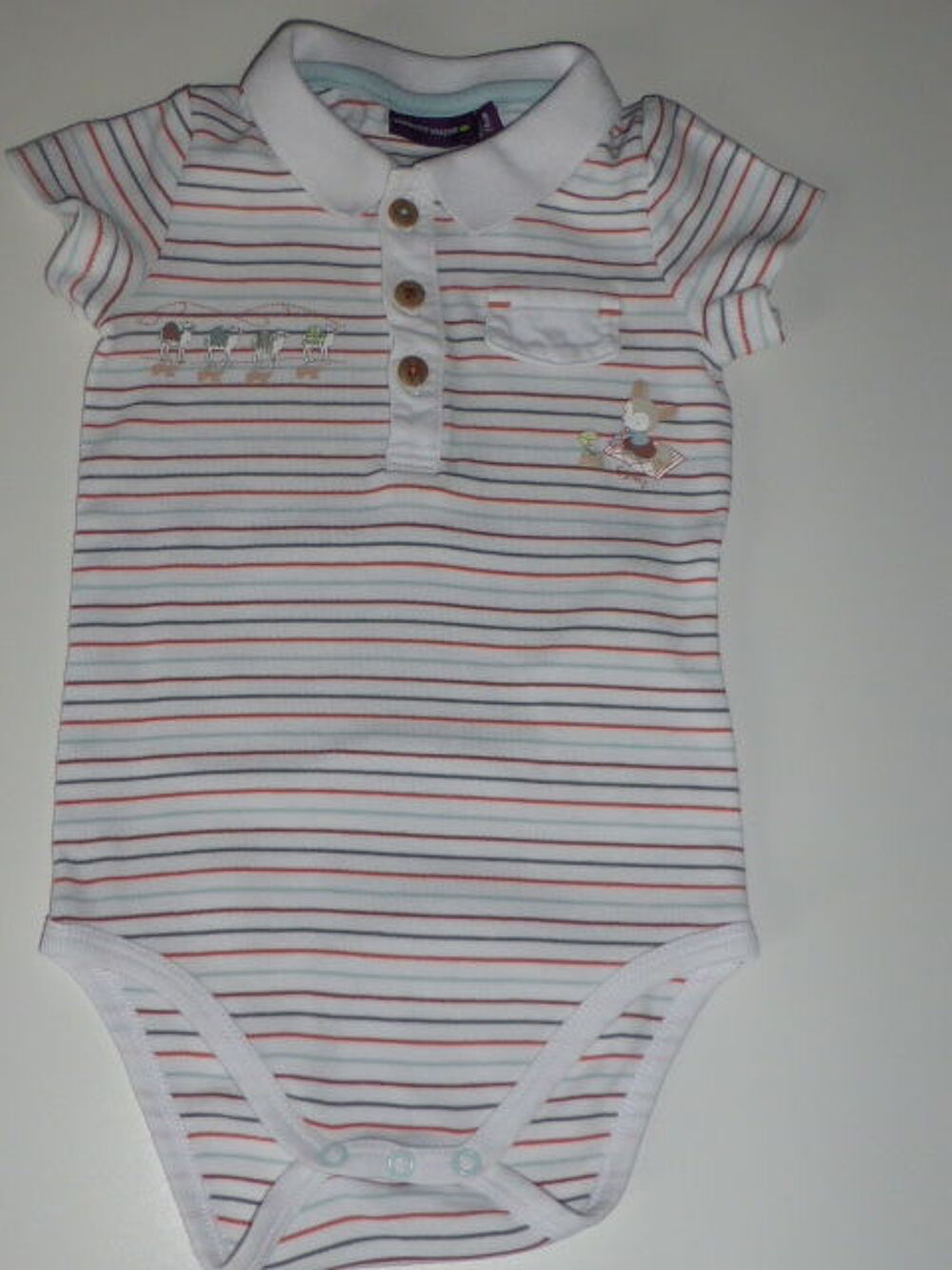 Sergent Major lot &eacute;t&eacute; gar&ccedil;on short et body polo 12 mois Vêtements enfants