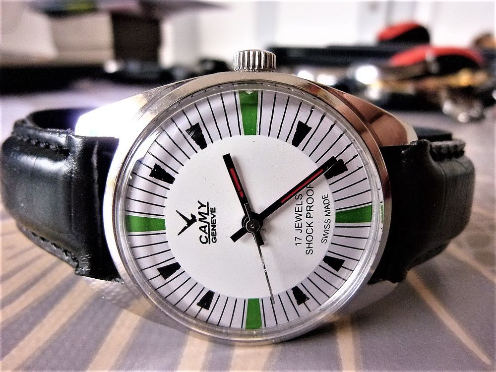 CAMY montre Suisse homme 1975 CAM1003 Bijoux et montres