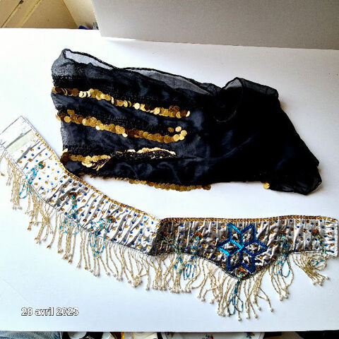 Ensemble de danse orientale, Ceinture de danse du ventre fai 15 Saumur (49)