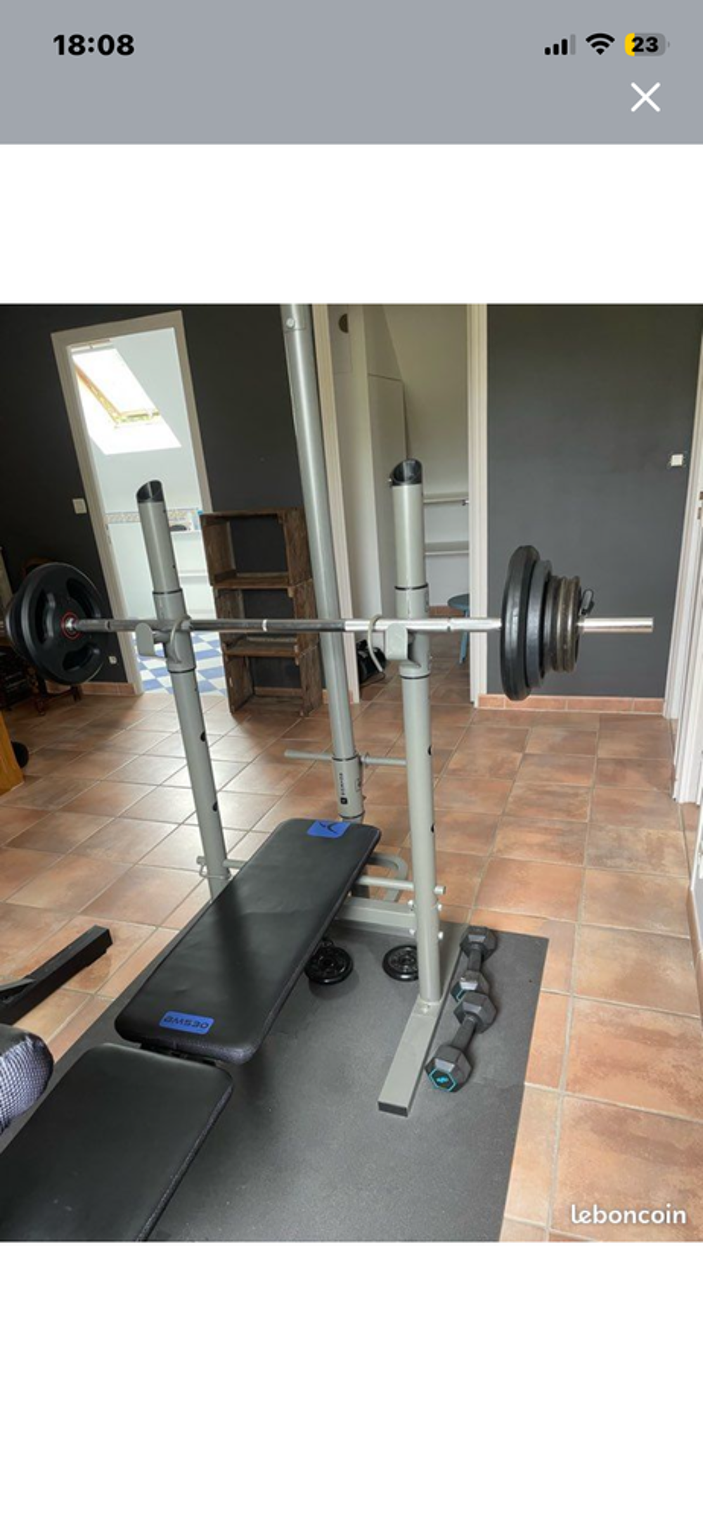 Banc de musculation complet Sports