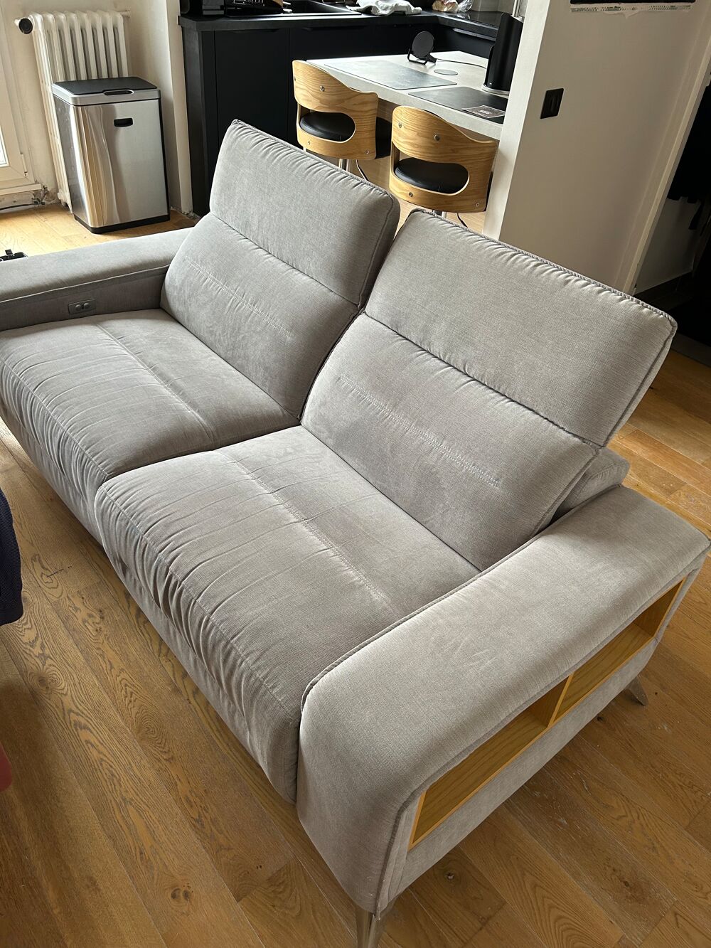 canap&eacute; relax gris &eacute;lectrique Meubles