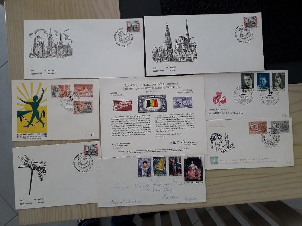 gros lot d'enveloppes et courrier - 